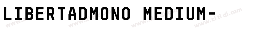 LibertadMono Medium字体转换